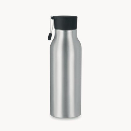 botella-aluminio-pared-simple-tapon-negro