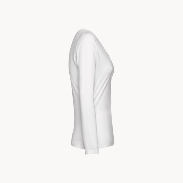 camiseta-manga-larga-blanca-algodon-mujer-perfil