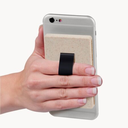 Tarjetero antirrobo para móvil de paja de trigo