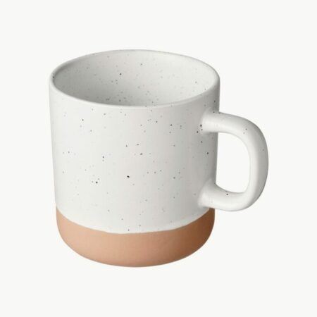 Taza de cerámica de 360 ml efecto sin esmaltar