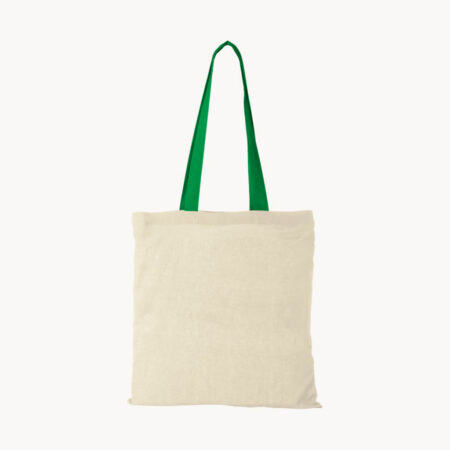 Tote bag de algodón con asas de colores